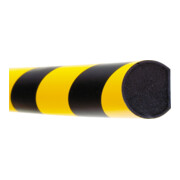 Moravia Protection anti-chocs MORION Circulaire Protection de surface 32 × 40 × 1000 mm jaune/noir magnétique