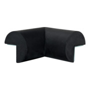 Moravia Protection anti-chocs MORION Profilé d’angle circulaire 40 × 40 Coins intérieurs deux branches noir