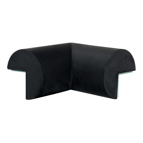 Moravia Protection anti-chocs MORION Profilé d’angle circulaire 40 × 40 Coins intérieurs deux branches noir