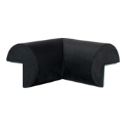 Moravia Protection anti-chocs MORION Profilé d’angle circulaire 40 × 40 Coins intérieurs deux branches noir