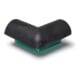 Moravia Protection anti-chocs MORION Profilé d’angle circulaire 40 × 40 Coins intérieurs deux branches noir