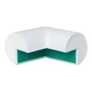 Moravia Protection anti-chocs MORION Protection d’angle circulaire 40 × 40 coins extérieurs à deux branches blanc-1