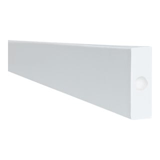 Moravia Protection anti-chocs MORION rectangle 20 × 60 mm L 1000 mm blanc