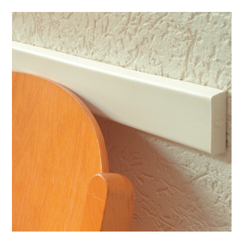 Moravia Protection anti-chocs MORION rectangle 20 × 60 mm L 1000 mm blanc
