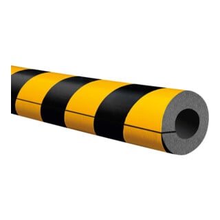 MORAVIA Protection complète de tube circulaire 35/75 PU jaune/noir 1000 mm