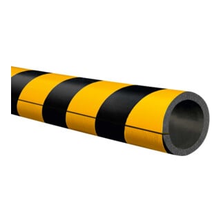 MORAVIA Protection complète de tube circulaire 50/75 PU jaune/noir 1000 mm