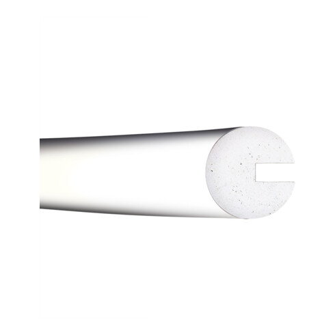Moravia Protection contre les chocs MORION profil circulaire 40 × 40 × 8 mm L 1000 mm blanc