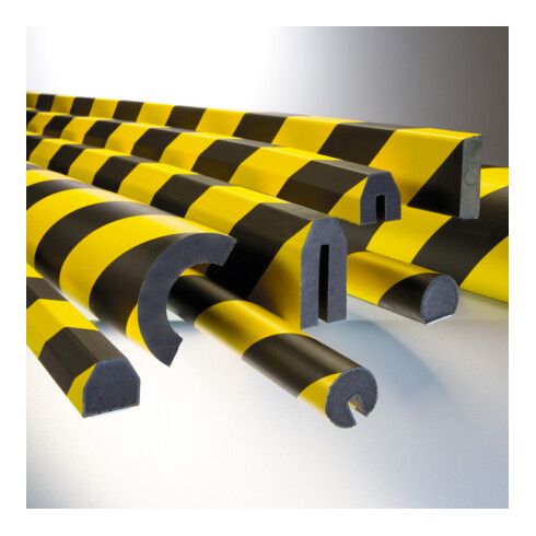 Moravia Protection contre les chocs MORION Protection de tube 85 pour tubes de 70-100 mm jaune/noir