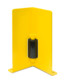 Moravia Protection d’angle avec rouleau guide noir/jaune 400 × 160 × 6 mm