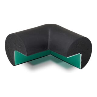Moravia Protection d'angle MORION cercle 40 × 40 coins extérieurs noir
