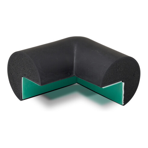 Moravia Protection d'angle MORION cercle 40 × 40 coins extérieurs noir