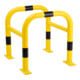 Support de protection Moravia pour montage mural extérieur noir/jaune au moyen d'un manchon d'insertion 1300 mm 48 mm-1