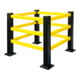 MORAVIA Protection de colonne hybride Set complet 12 traverses 4 poteaux d’angle