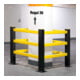 MORAVIA Protection de colonne hybride Set complet 12 traverses 4 poteaux d’angle