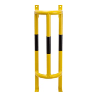 Moravia Protection de tube Groß 1000 noir/jaune 1000 × 350 × 300 mm avec plaques sol/murales