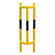 Moravia Protection de tube Groß 1000 noir/jaune 1000 × 350 × 300 mm avec plaques sol/murales