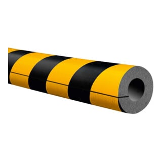 MORAVIA Protection de tube pleine longueur circulaire 25/75 PU jaune/noir 1000 mm