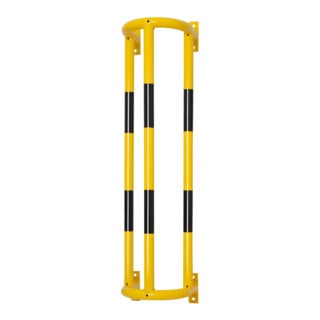 Moravia Protection de tuyau Grande 1500 noir/jaune 1500 x 350 x 300 mm avec plaques murales