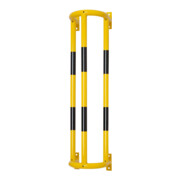 Moravia Protection de tuyau Grande 1500 noir/jaune 1500 x 350 x 300 mm avec plaques murales