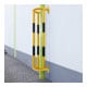Moravia Protection de tuyau Grande 1500 noir/jaune 1500 x 350 x 300 mm avec plaques murales