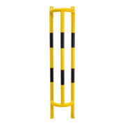 Moravia Protection de tuyau Groß 1500 noir/jaune 1500 x 350 x 300 mm avec plaques sol/murales