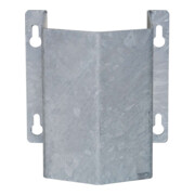 Moravia Protection de tuyau petite 300 pour montage mural 300 × 292 × 230 mm acier galvanisé à chaud