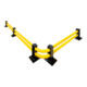 MORAVIA Querbalken Bodenbarriere ECO 1,5m Stahl beschichtet Nut links rechts
