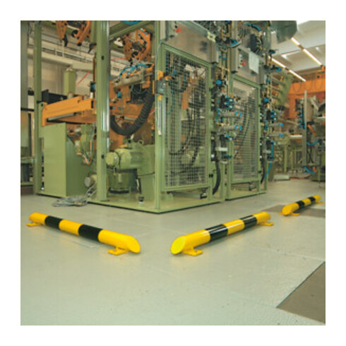 Moravia Rammschutz-Balken schwarz/gelb 76 x 3,0 mm 400 mm lang