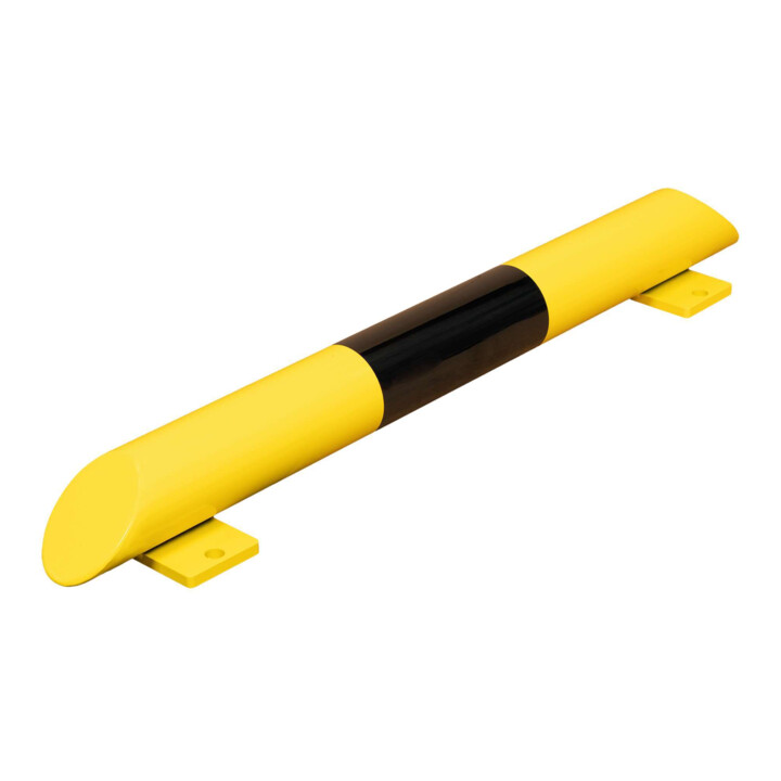 Moravia Rammschutz-Balken schwarz/gelb Rundrohr 76 x 3,0 mm 800 mm lang