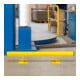 Moravia Rammschutz Barriere Rundrohr 76 x 3,0 mm Länge 1000 mm gelb zum Aufdübeln
