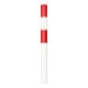 Moravia Rammschutz Poller Black Bull S acier rouge/blanc 90 × 1600 mm-1