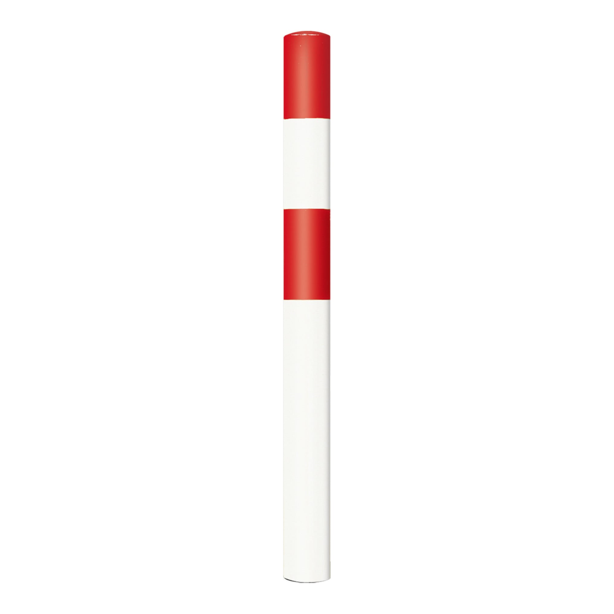 Moravia Rammschutz Poller Black Bull S Stahl rot/weiss 90 x 1600 mm