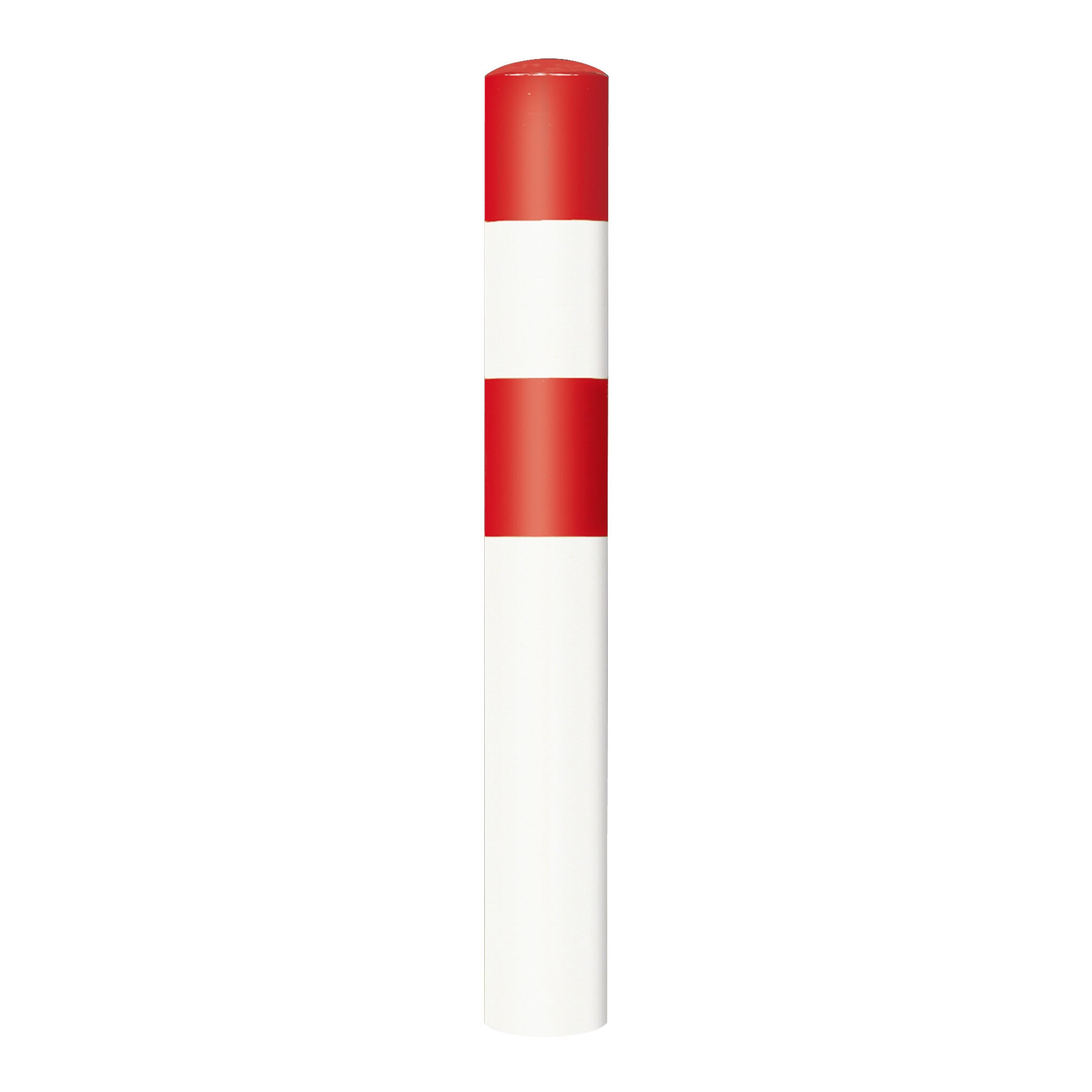 Moravia Rammschutz-Poller L Stahl rot/weiss 159 x 1600 mm 1200 mm Überflur