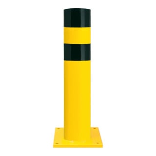 Moravia Rammschutz-Poller XXL Stahl schwarz/gelb 273 x 1200 mm zum Aufdübeln