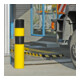 Moravia Rammschutz-Poller XXL Stahl schwarz/gelb 273 x 1600 mm