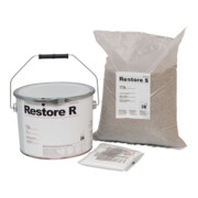 Moravia Restore Système de réparation de sol 5 kg liant + 12,5 kg sable de quartz