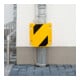 Moravia Rohrschutz klein 300 schwarz/gelb 300 x 292 x 230 mm mit Wandplatten-4