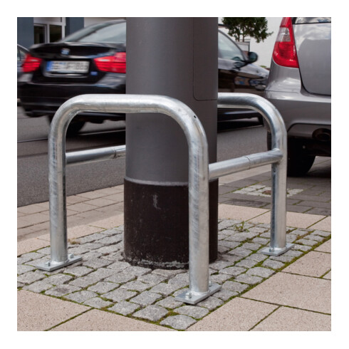 Moravia Säulenschutz Stahl feuerverzinkt 2-teilig zum Aufdübeln