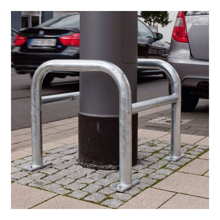 Moravia Säulenschutz Stahl feuerverzinkt 2-teilig 600 x 520 x 520 mm zum Aufdübeln