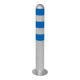 MORAVIA Schutzpoller CITY Stahl feuerverzinkt H 800 mm Alu-Kappe blau