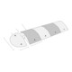 Moravia Seuil de chaussée TOPSTOP-20 élément standard jaune 340 × 250 × 50 mm-4
