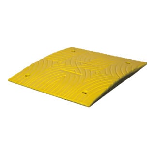 Moravia Seuil de chaussée TOPSTOP-30-RE élément standard jaune 500 × 500 × 30 mm