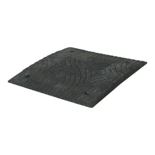 Moravia Seuil de chaussée TOPSTOP-30-RE élément standard noir 500 x 500 x 30