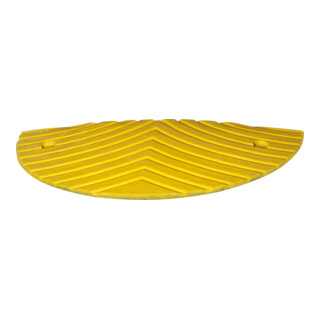 Moravia Seuil de voie TOPSTOP 30-RE jaune Élément de finition 500 × 250 × 30 mm