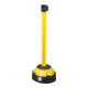 Moravia Support d’avertissement à sangle MORION jaune avec bande noir/jaune, longueur 3000 mm, 60 × 985 mm