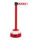 Moravia Support d’avertissement à sangle MORION rouge rouge/blanc rayé Bande 985 mm 50 mm-1