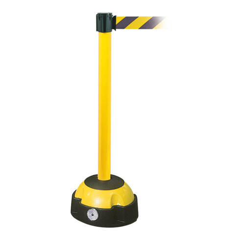 Support d'avertissement de ceinture Moravia MORION jaune avec bande noir/jaune 985 mm 50 mm