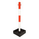 Moravia Support de chaîne EXTERN 60 × 1000 mm rouge/blanc + 2 œillets sans poignée de transport-1