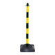 Moravia Support de chaîne léger noir/jaune 40 × 870 mm avec pied en caoutchouc dur carré-1