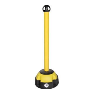 Moravia Support de chaîne MORION couleur poteau jaune 60 × 975 mm pied noir/jaune
